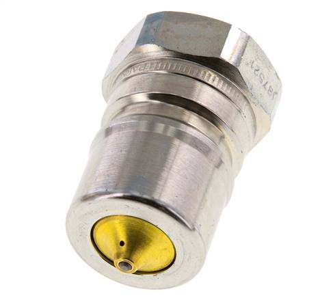 Steel DN 20 Hydraulic Coupling Plug G 3/4 inch Female Threads Pressure Eliminator ISO 7241-1 B D 31.4mm