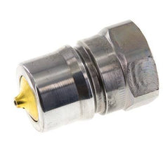 Steel DN 25 Hydraulic Coupling Plug G 1 inch Female Threads Pressure Eliminator ISO 7241-1 B D 37.8mm