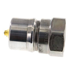 Steel DN 25 Hydraulic Coupling Plug G 1 inch Female Threads Pressure Eliminator ISO 7241-1 B D 37.8mm