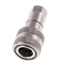 Stainless Steel DN 5 Hydraulic Coupling Socket G 1/8 inch Female Threads ISO 7241-1 B D 10.9mm