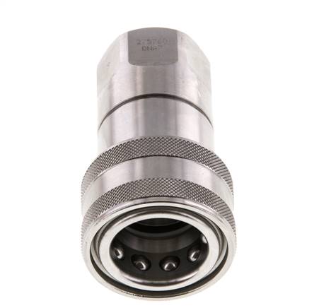 Stainless Steel DN 12.5 Hydraulic Coupling Socket G 1/2 inch Female Threads ISO 7241-1 B D 23.5mm