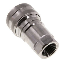 Stainless Steel DN 40 Hydraulic Coupling Socket G 1 1/2 inch Female Threads ISO 7241-1 B D 44.5mm