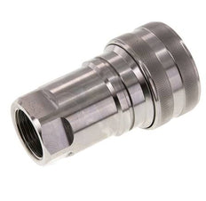 Stainless Steel DN 40 Hydraulic Coupling Socket G 1 1/4 inch Female Threads ISO 7241-1 B D 44.5mm