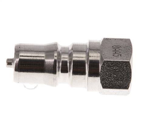 Stainless Steel DN 5 Hydraulic Coupling Plug G 1/8 inch Female Threads ISO 7241-1 B D 10.9mm