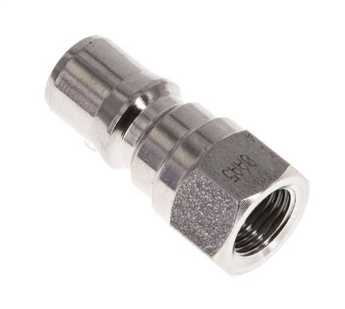 Stainless Steel DN 5 Hydraulic Coupling Plug G 1/8 inch Female Threads ISO 7241-1 B D 10.9mm