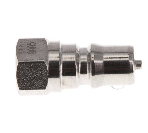 Stainless Steel DN 5 Hydraulic Coupling Plug G 1/8 inch Female Threads ISO 7241-1 B D 10.9mm
