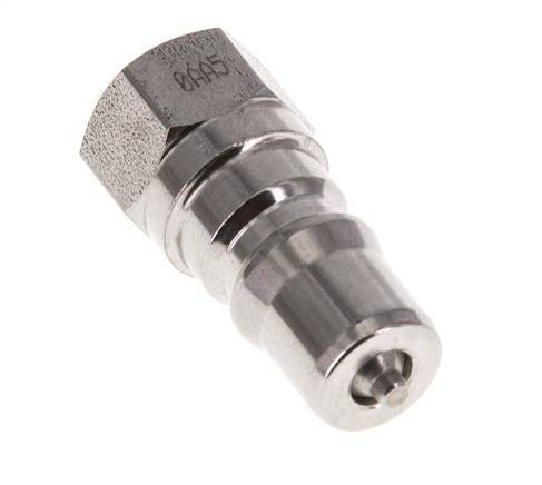 Stainless Steel DN 5 Hydraulic Coupling Plug G 1/8 inch Female Threads ISO 7241-1 B D 10.9mm
