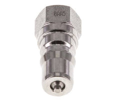Stainless Steel DN 5 Hydraulic Coupling Plug G 1/8 inch Female Threads ISO 7241-1 B D 10.9mm