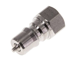 Stainless Steel DN 6.3 Hydraulic Coupling Plug G 1/4 inch Female Threads ISO 7241-1 B D 14.2mm