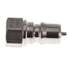 Stainless Steel DN 6.3 Hydraulic Coupling Plug G 1/4 inch Female Threads ISO 7241-1 B D 14.2mm