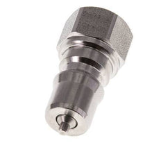 Stainless Steel DN 6.3 Hydraulic Coupling Plug G 1/4 inch Female Threads ISO 7241-1 B D 14.2mm
