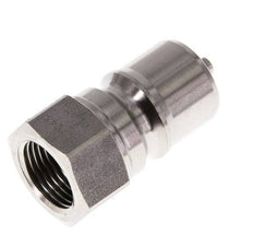 Stainless Steel DN 10 Hydraulic Coupling Plug G 3/8 inch Female Threads ISO 7241-1 B D 19.1mm