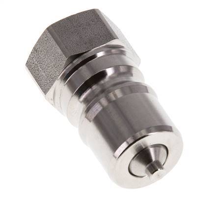 Stainless Steel DN 10 Hydraulic Coupling Plug G 3/8 inch Female Threads ISO 7241-1 B D 19.1mm
