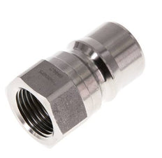 Stainless Steel DN 12.5 Hydraulic Coupling Plug G 1/2 inch Female Threads ISO 7241-1 B D 23.5mm