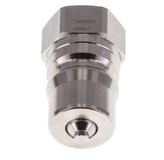 Stainless Steel DN 12.5 Hydraulic Coupling Plug G 1/2 inch Female Threads ISO 7241-1 B D 23.5mm