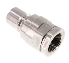 Stainless Steel DN 50 Hydraulic Coupling Plug G 2 inch Female Threads ISO 7241-1 B D 63.2mm