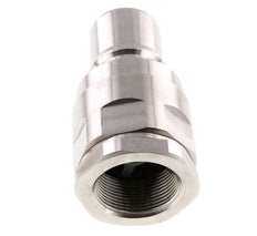 Stainless Steel DN 40 Hydraulic Coupling Plug G 1 1/2 inch Female Threads ISO 7241-1 B D 44.5mm