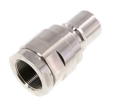 Stainless Steel DN 50 Hydraulic Coupling Plug G 2 inch Female Threads ISO 7241-1 B D 63.2mm