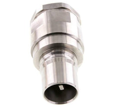Stainless Steel DN 50 Hydraulic Coupling Plug G 2 inch Female Threads ISO 7241-1 B D 63.2mm