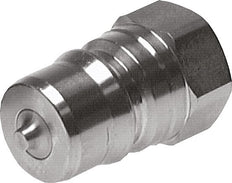 Stainless Steel DN 50 Hydraulic Coupling Plug G 2 inch Female Threads ISO 7241-1 B D 63.2mm