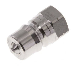 Stainless Steel DN 12.5 Hydraulic Coupling Plug 1/2 inch Female NPT Threads ISO 7241-1 B D 23.5mm