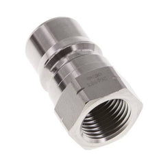 Stainless Steel DN 12.5 Hydraulic Coupling Plug 1/2 inch Female NPT Threads ISO 7241-1 B D 23.5mm