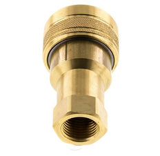 Brass DN 12.5 Hydraulic Coupling Socket G 1/2 inch Female Threads ISO 7241-1 B D 23.5mm