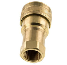 Brass DN 40 Hydraulic Coupling Socket G 1 1/2 inch Female Threads ISO 7241-1 B D 44.5mm