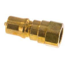 Brass DN 5 Hydraulic Coupling Plug G 1/8 inch Female Threads ISO 7241-1 B D 10.9mm