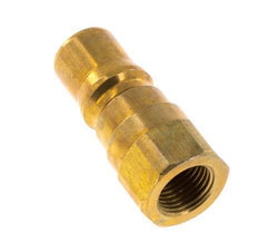 Brass DN 5 Hydraulic Coupling Plug G 1/8 inch Female Threads ISO 7241-1 B D 10.9mm