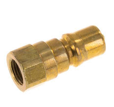 Brass DN 5 Hydraulic Coupling Plug G 1/8 inch Female Threads ISO 7241-1 B D 10.9mm