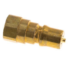 Brass DN 5 Hydraulic Coupling Plug G 1/8 inch Female Threads ISO 7241-1 B D 10.9mm