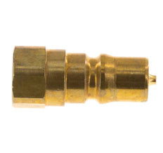 Brass DN 5 Hydraulic Coupling Plug G 1/8 inch Female Threads ISO 7241-1 B D 10.9mm