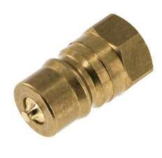 Brass DN 12.5 Hydraulic Coupling Plug G 1/2 inch Female Threads ISO 7241-1 B D 23.5mm