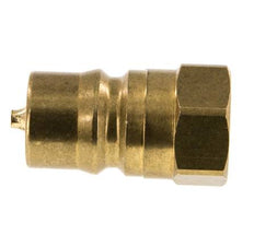 Brass DN 12.5 Hydraulic Coupling Plug G 1/2 inch Female Threads ISO 7241-1 B D 23.5mm