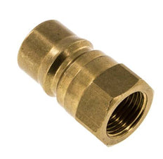 Brass DN 12.5 Hydraulic Coupling Plug G 1/2 inch Female Threads ISO 7241-1 B D 23.5mm