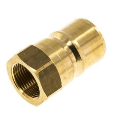 Brass DN 20 Hydraulic Coupling Plug G 3/4 inch Female Threads ISO 7241-1 B D 31.4mm