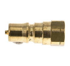 Brass DN 5 Hydraulic Coupling Plug 1/8 inch Female NPT Threads ISO 7241-1 B D 10.9mm