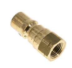 Brass DN 5 Hydraulic Coupling Plug 1/8 inch Female NPT Threads ISO 7241-1 B D 10.9mm