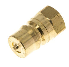 Brass DN 12.5 Hydraulic Coupling Plug 1/2 inch Female NPT Threads ISO 7241-1 B D 23.5mm