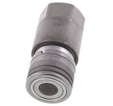 Steel DN 12.5 Flat Face Hydraulic Socket G 1/2 inch Female Threads ISO 16028 D 24.5mm