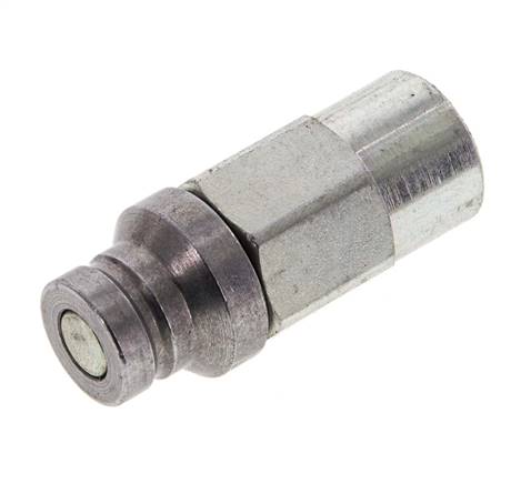 Steel DN 40 Flat Face Hydraulic Socket G 2 inch Female Threads D 72.9mm