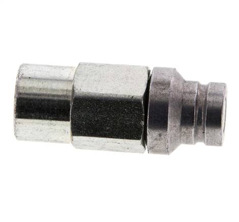 Steel DN 40 Flat Face Hydraulic Socket G 2 inch Female Threads D 72.9mm