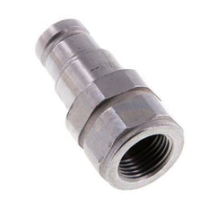 Steel DN 10 Flat Face Hydraulic Plug G 1/2 inch Female Threads ISO 16028 D 19.7mm