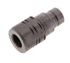Steel DN 12.5 Flat Face Hydraulic Plug G 1/2 inch Female Threads ISO 16028 D 24.5mm