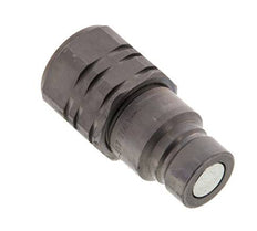 Steel DN 12.5 Flat Face Hydraulic Plug G 1/2 inch Female Threads ISO 16028 D 24.5mm