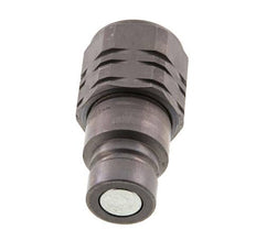 Steel DN 12.5 Flat Face Hydraulic Plug G 1/2 inch Female Threads ISO 16028 D 24.5mm