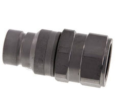 Steel DN 19 Flat Face Hydraulic Plug G 1 inch Female Threads ISO 16028 D 30mm