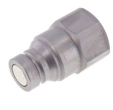 Steel DN 40 Flat Face Hydraulic Plug G 2 inch Female Threads D 72.9mm