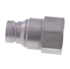 Steel DN 25 Flat Face Hydraulic Plug G 1 1/4 inch Female Threads ISO 16028 D 36mm